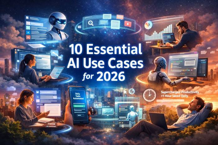 לעבוד חכם, לחיות קל: 10 שימושי AI שמשנים את הכללים