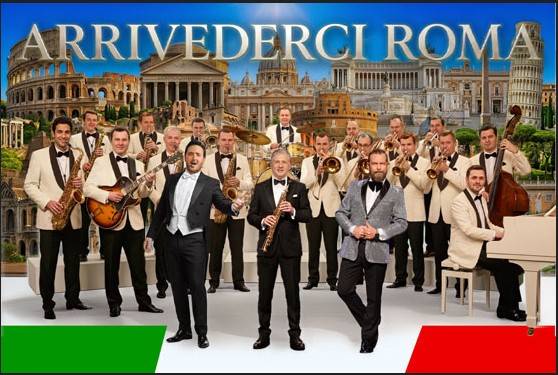 "ARRIVEDERCI ROMA" אריוודרצ'י רומא - 22 אמנים על במה אחת