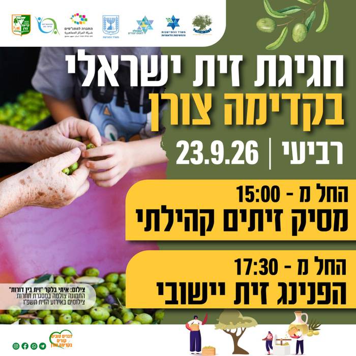 זית ישראלי - מסיק צורן