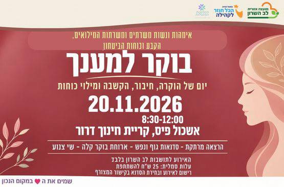 בוקר למענך - אימהות ונשות משרתים ומשרתות בסדיר, קבע, מילואים ובכוחות הביטחון